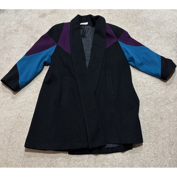 Forecaster Of Boston Size 7/8 Open Front Wool Blend Vintage Coat - Picture 1 of 8
